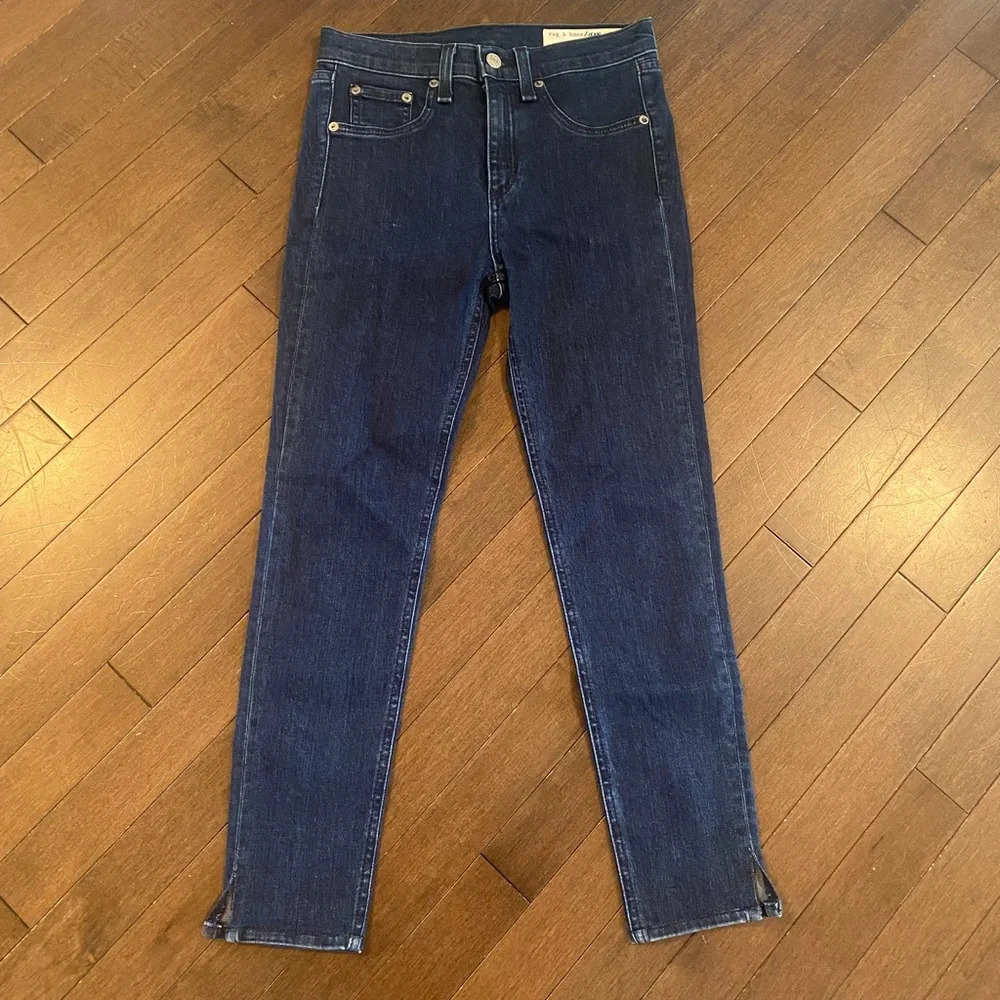 Rag & Bone Capri Jeans size 25/23L dark wash